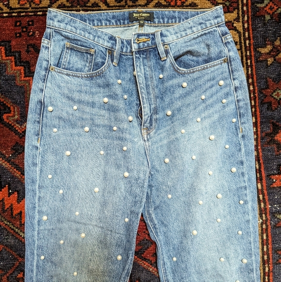 Juicy Couture ankle denim jeans with pearls - Picture 5 of 6